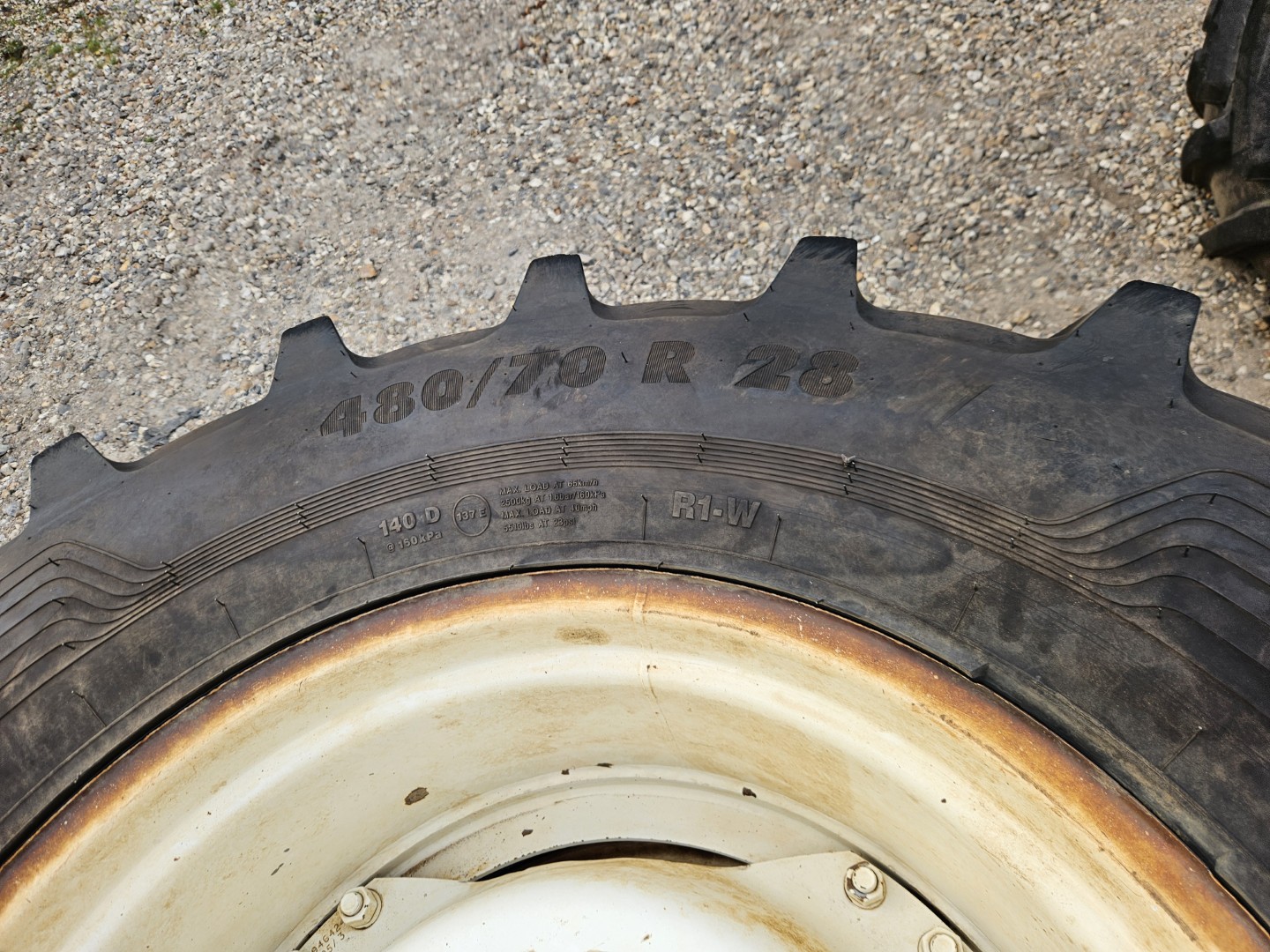 Used Set of New Holland Wheels and Tyres