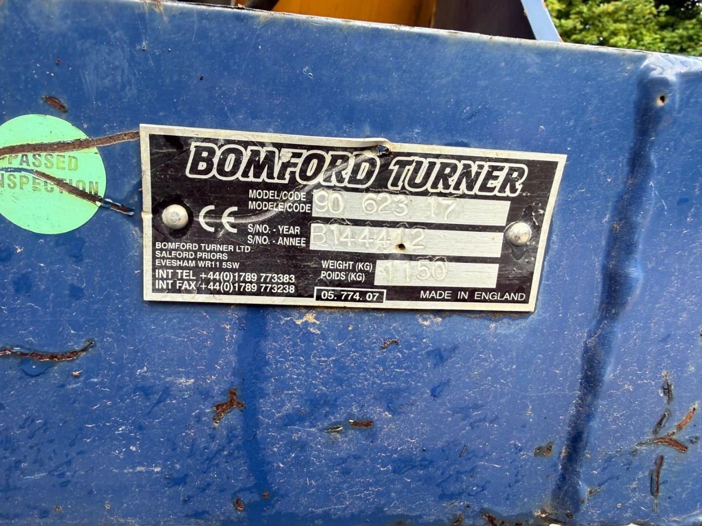 Used Bomford Hawk Evo 6.0 Hedge Cutter