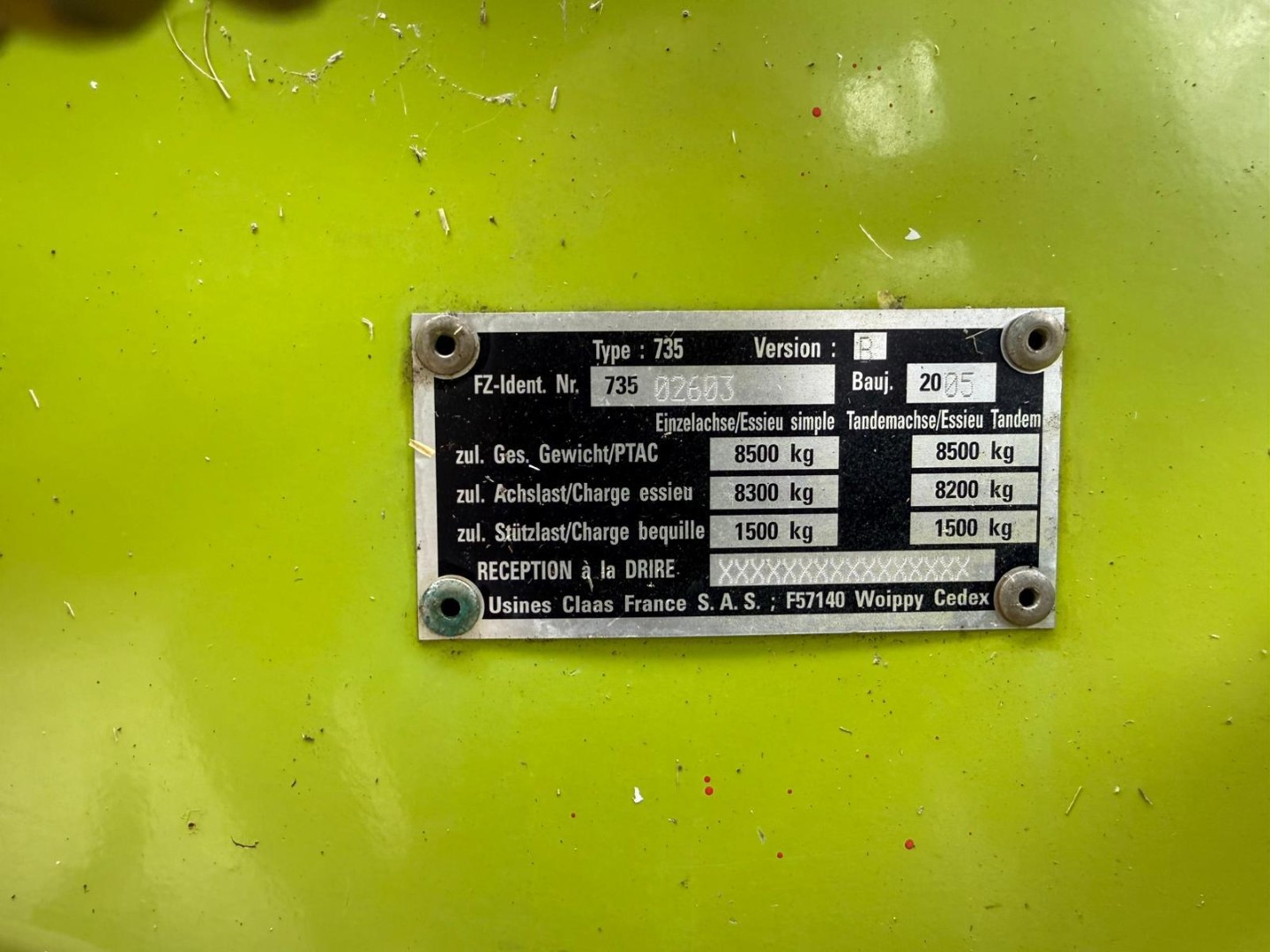 Used Claas Quadrant 2200 Baler