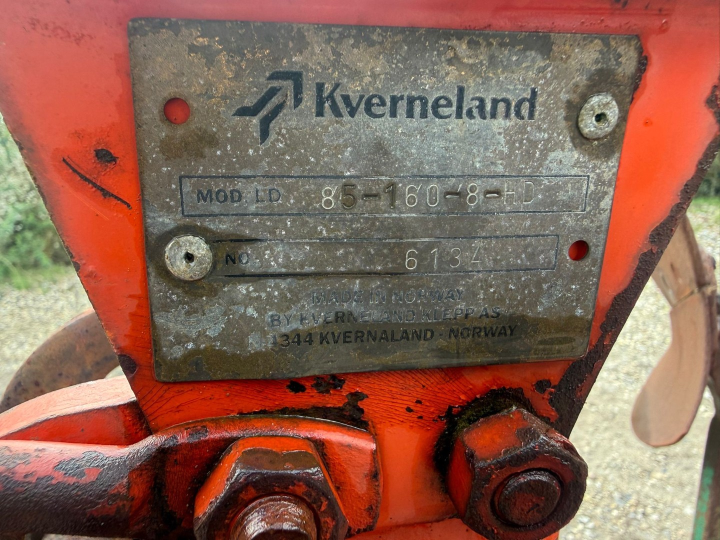 Used Kverneland LD85-160-8-HD Plough