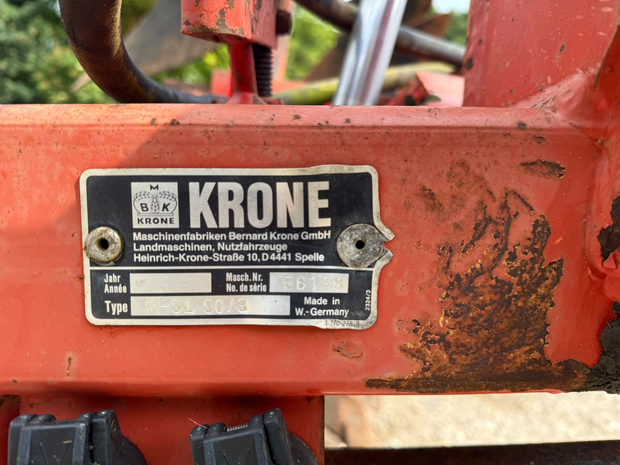 Used Krone Mustang SL 90/3 Furrow Plough