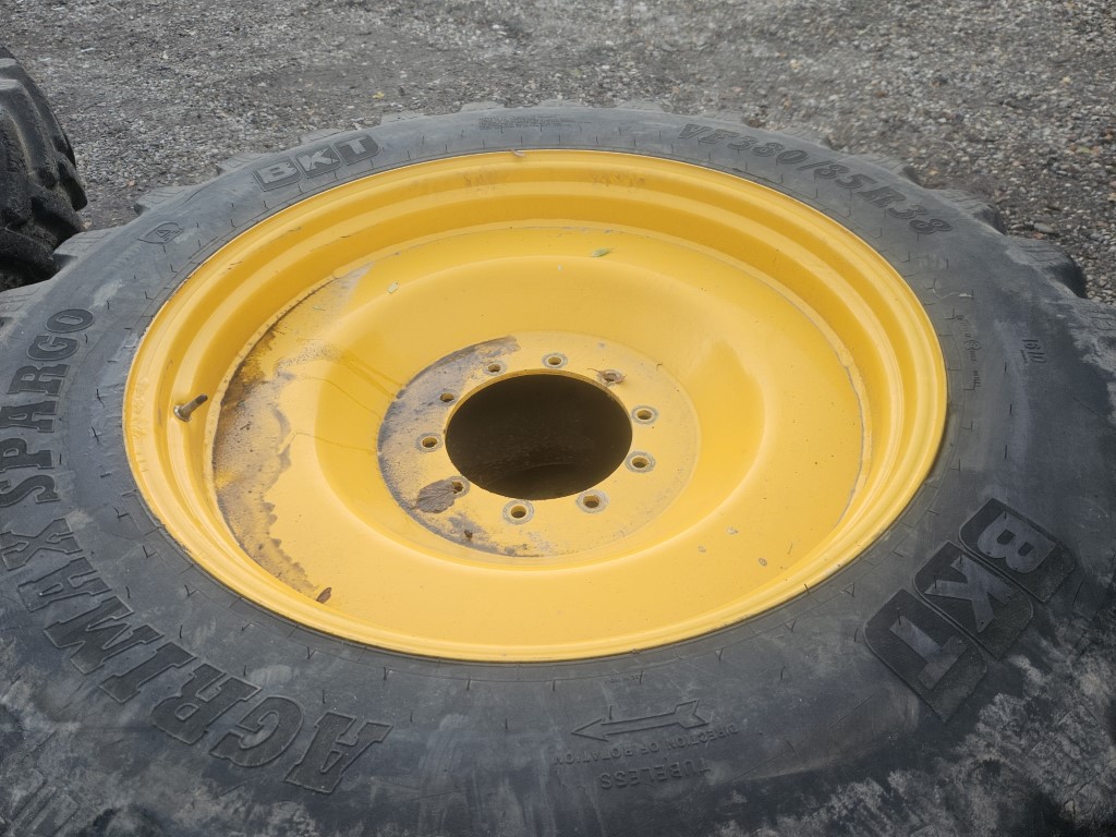 Used Set of JCB Fastrac Row Crop Wheels