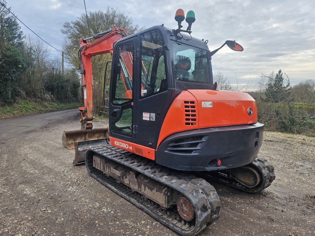 Used Kubota KX080-4 Excavator