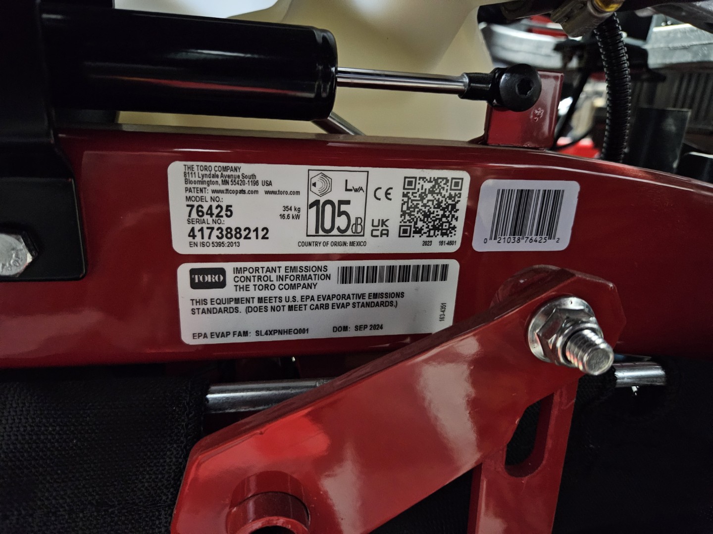 Used Toro ZXM4875 Ride On Mower