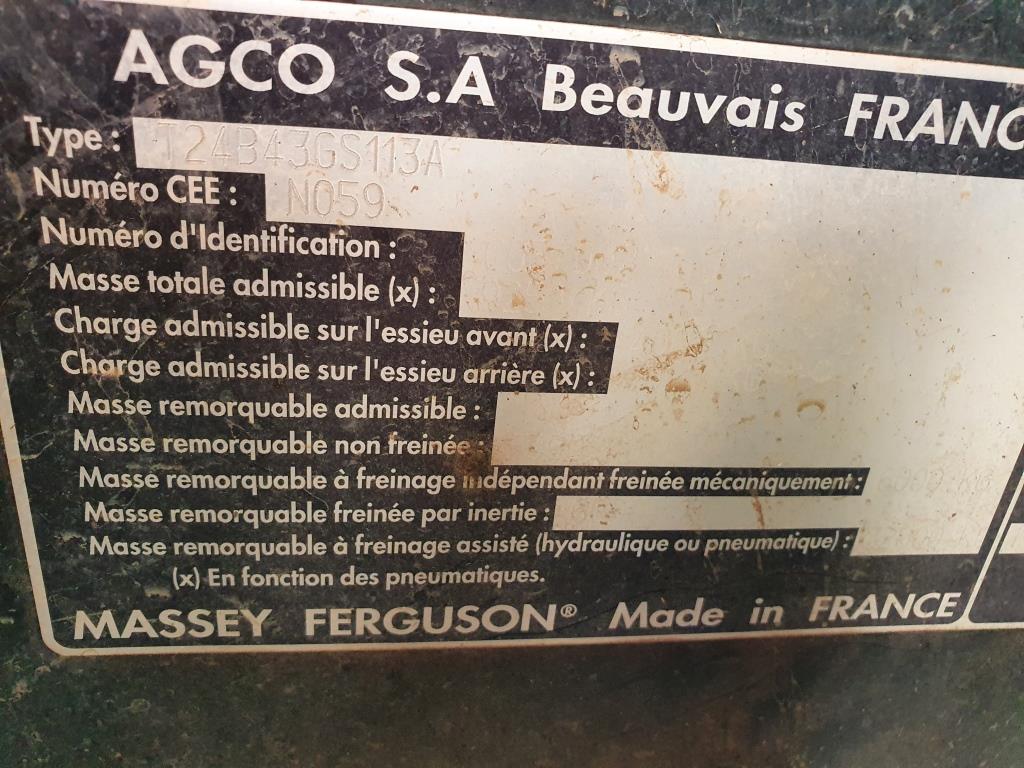 Used Massey Ferguson 6480 Dyna 6 4wd Tractor