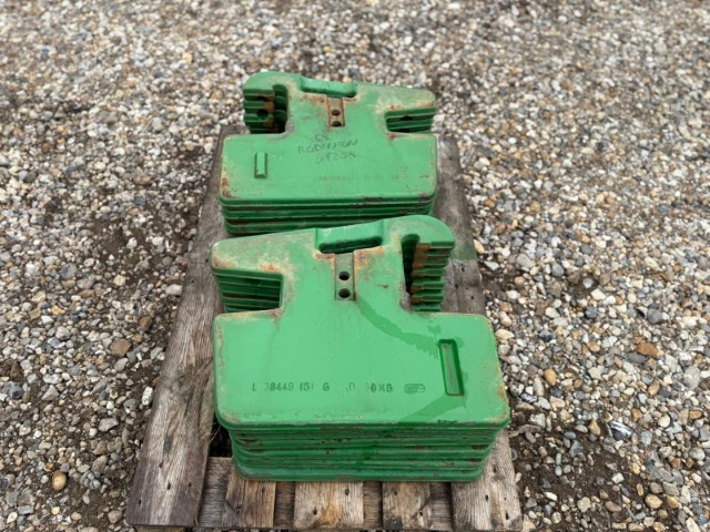 Used John Deere 50kg Front Weights