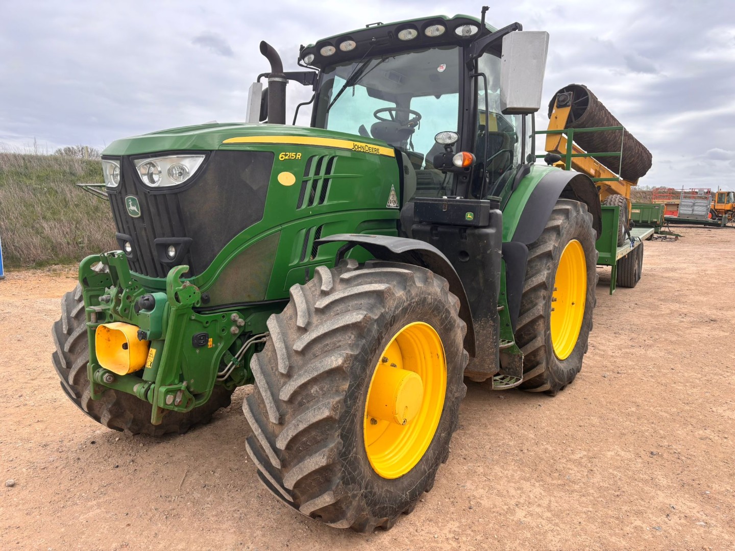 Used John Deere 6215R 4wd Tractor