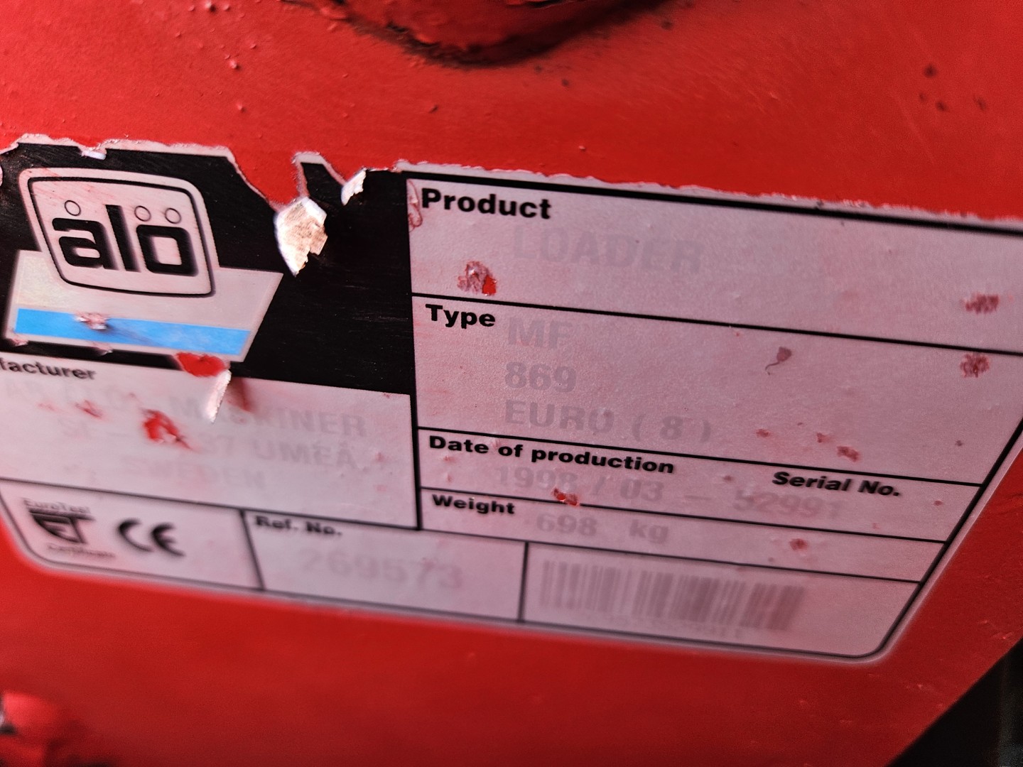 Used Massey Ferguson 3095 4wd Tractor