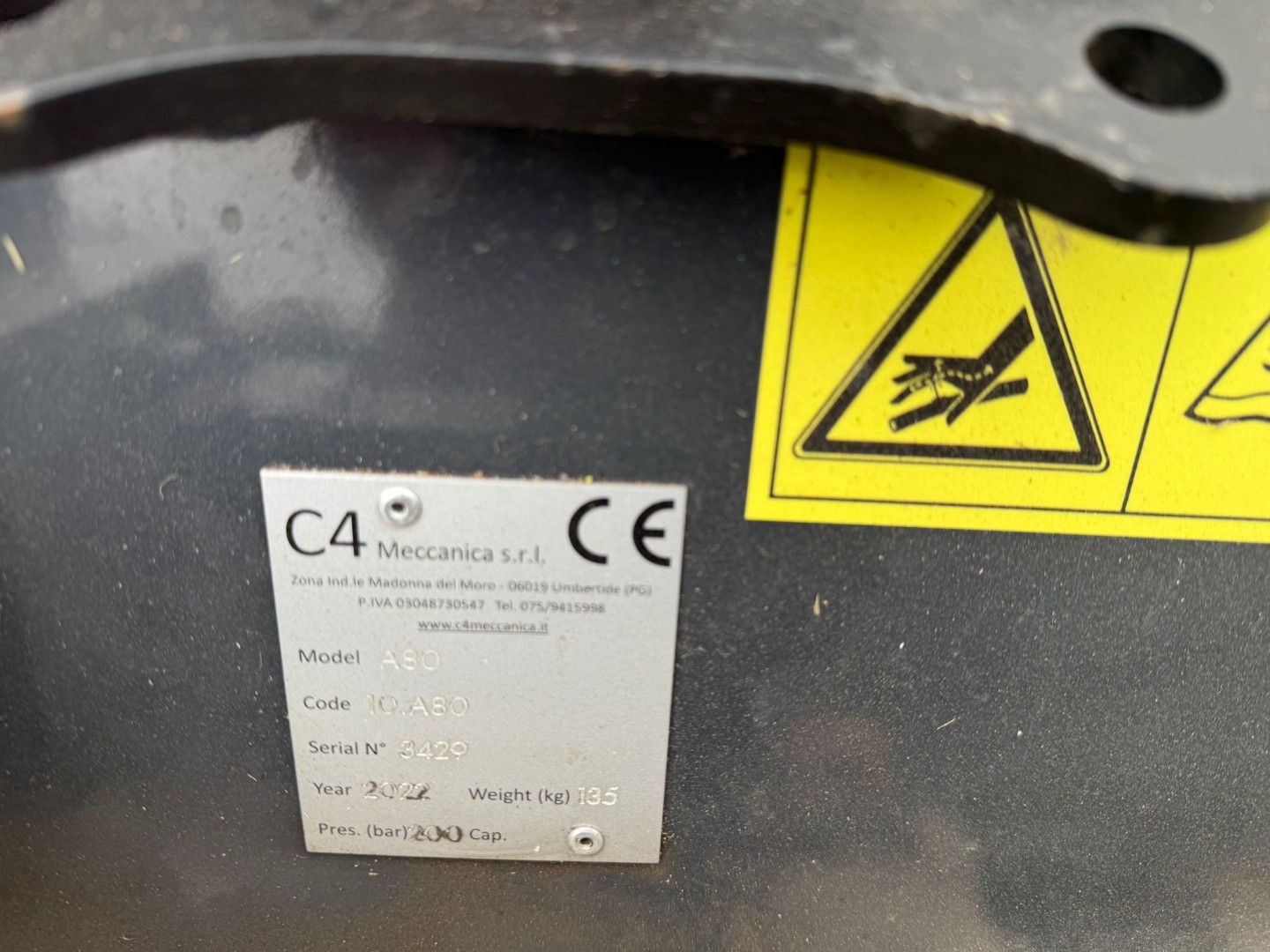 Used C4 Meccanica A80 Flail Head