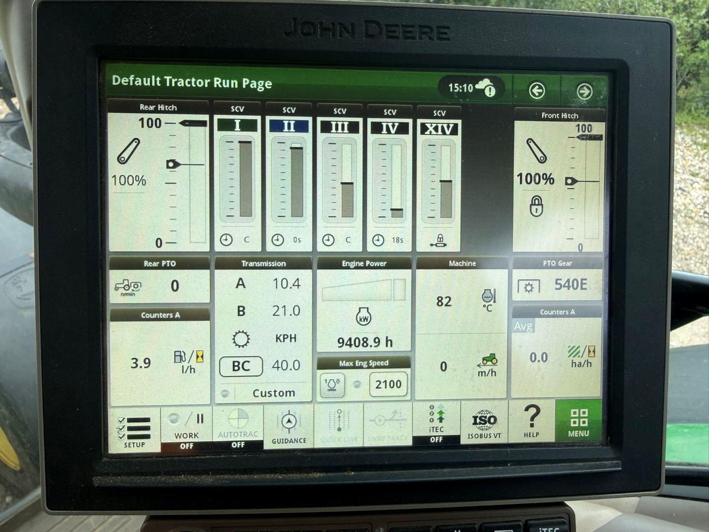 Used John Deere 6215R 4wd Tractor