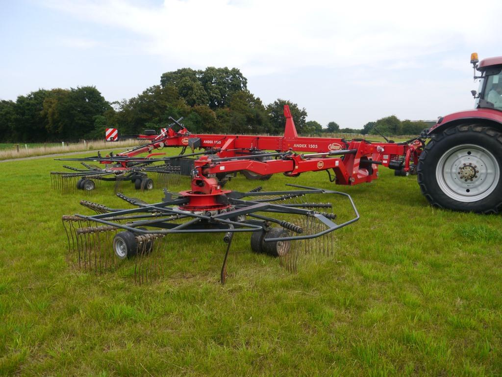 Used Vicon Andex 1505 Rake
