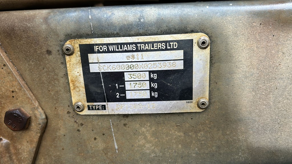 Used Ifor Williams Livestock Trailer