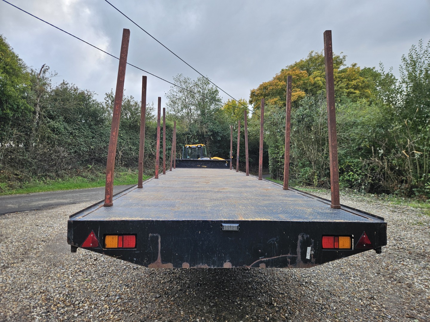 Used PF Trailers 30' Flatbed Trailer