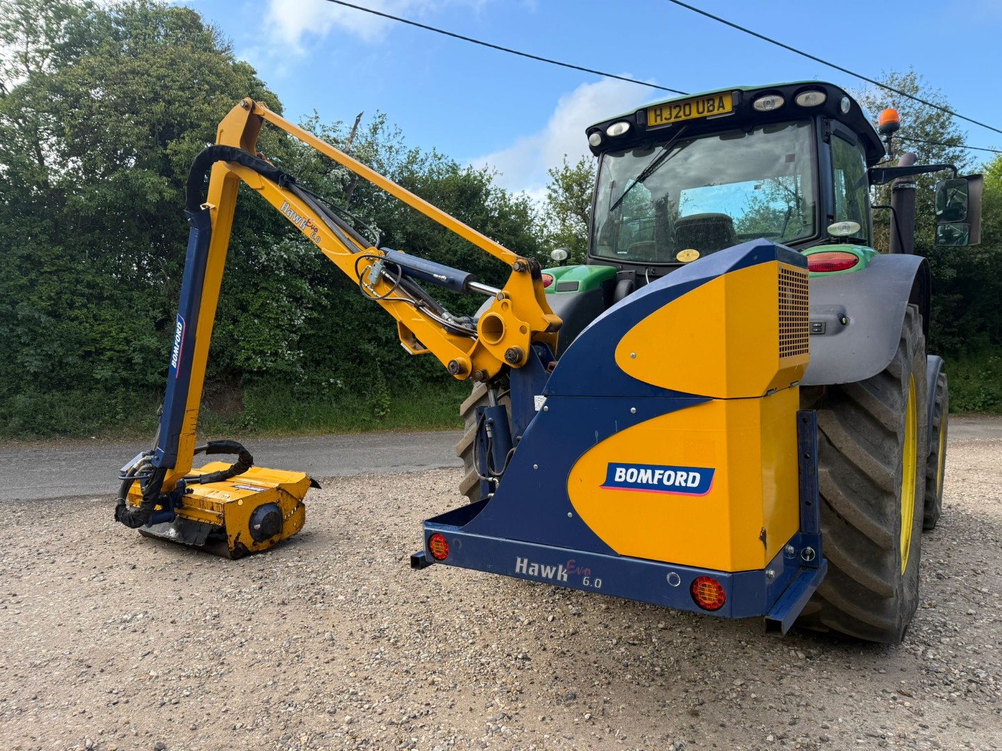 Used Bomford Hawk Evo 6.0 Hedge Cutter