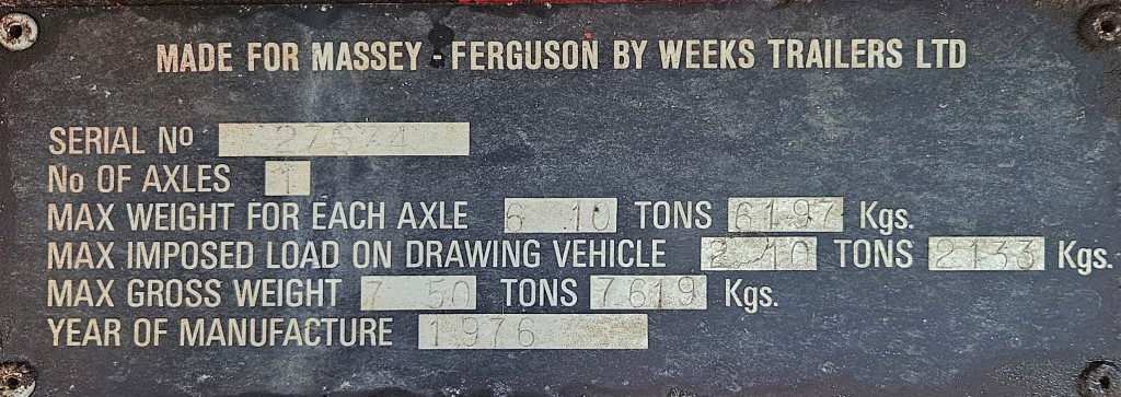 Used Massey Ferguson Trailer