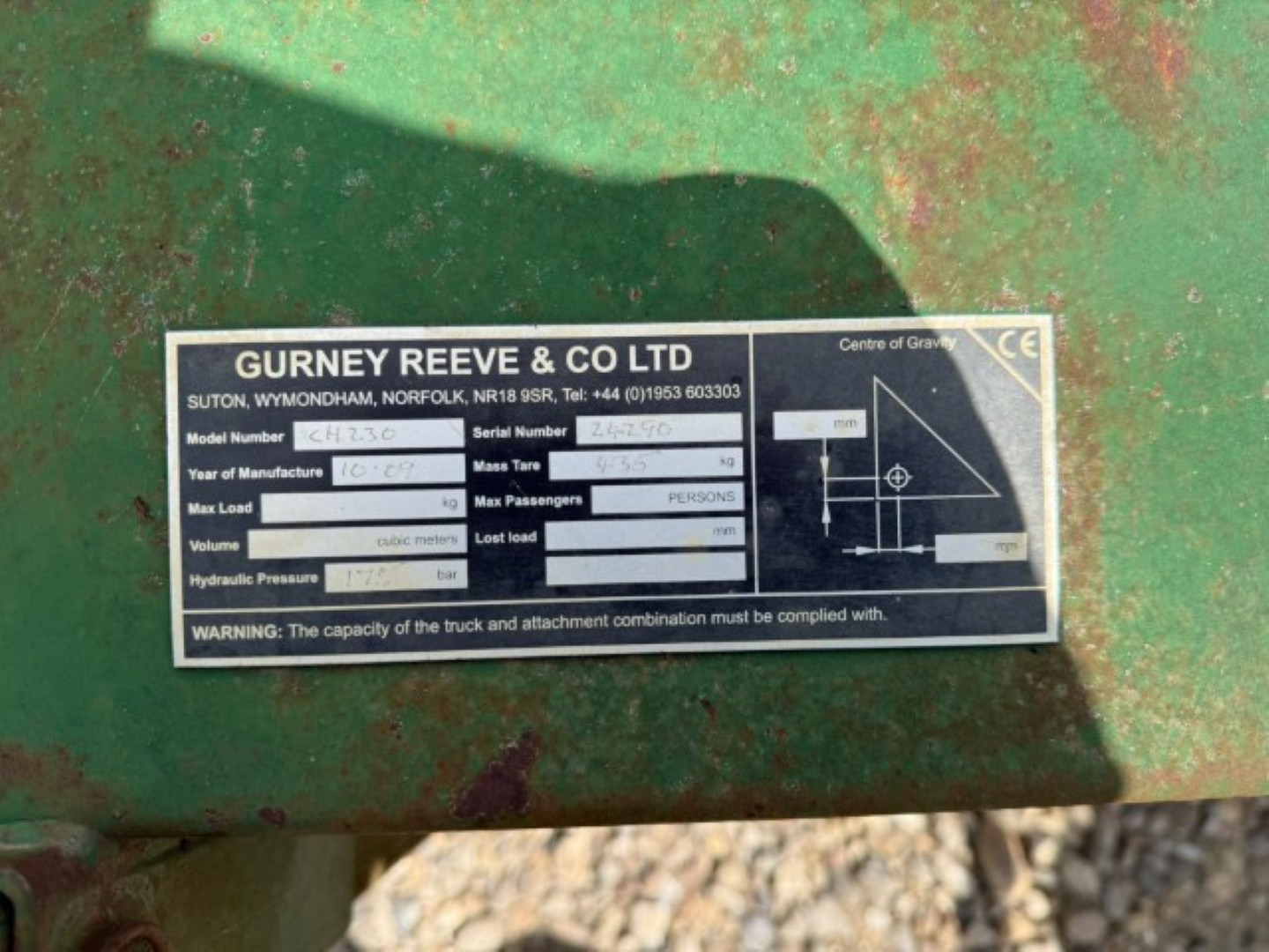 Used Suton CH230 Brush