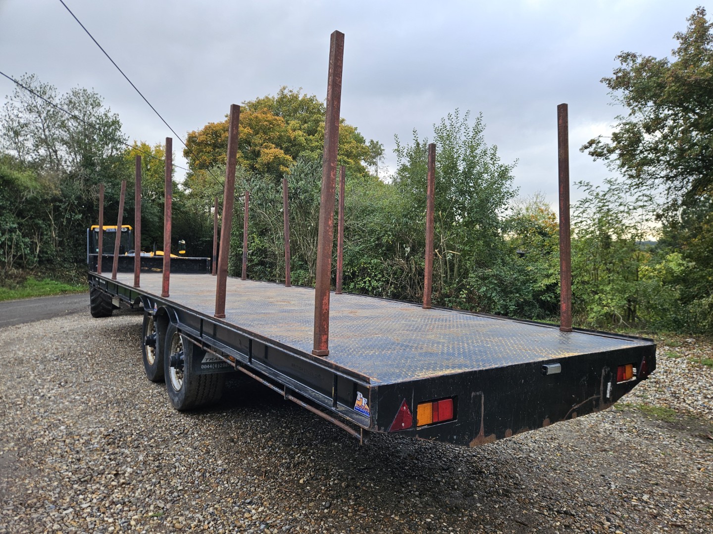 Used PF Trailers 30' Flatbed Trailer