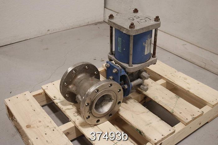 Used Neles Jamesbury 4 5150-31-3600MT 4" Ball Control Valve #37493
