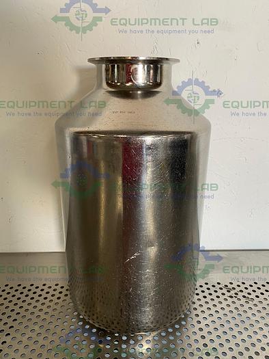 Used Eagle Stainless BTB-21 316L Stainless Steel 10 Liter Bottle w/ 4" Sanitary Fit