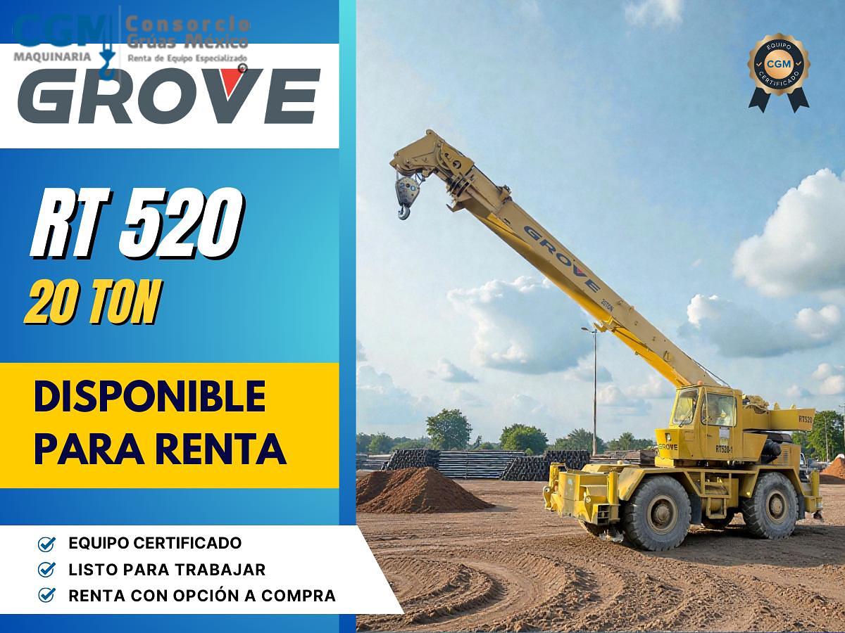 Usado GROVE RT 520