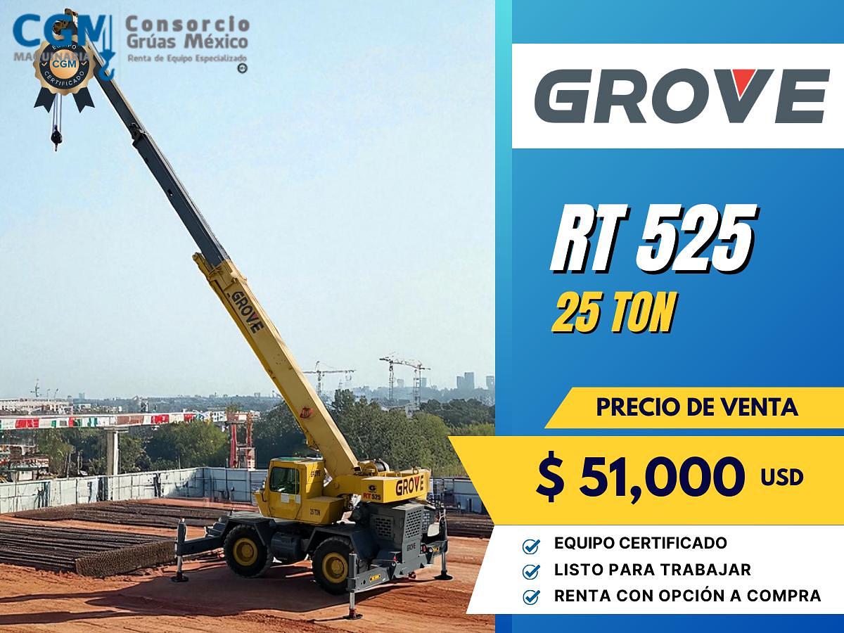 Usado Grove RT 525