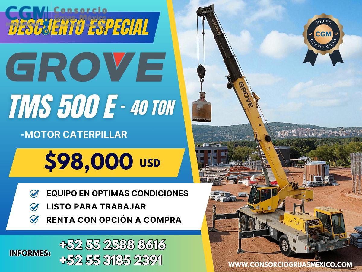 Usado GROVE TMS 500E