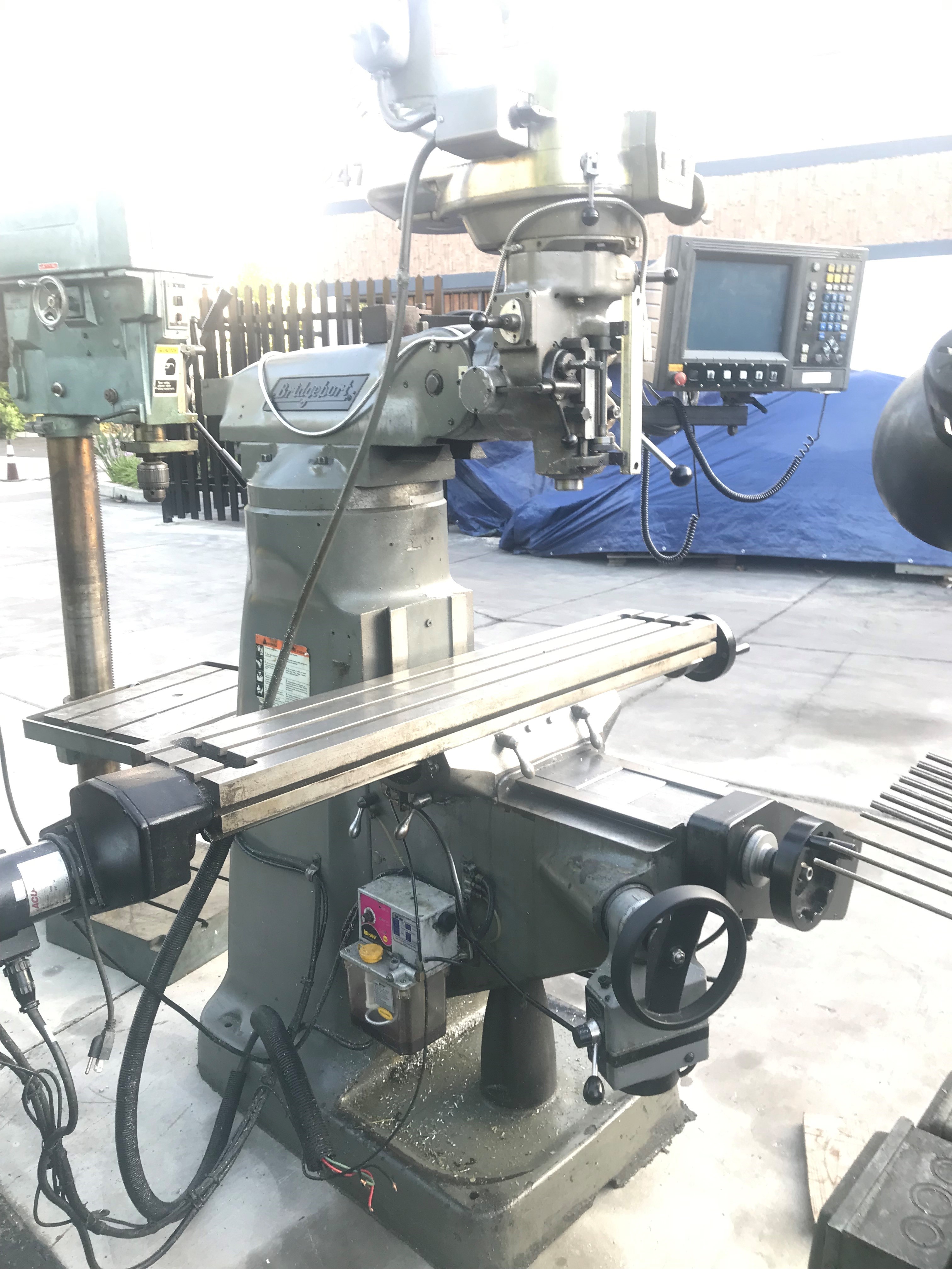 Used Bridgeport Series 1 CNC 2 Axis Knee Type Vertical Mill 9" x 48" #6482 #1