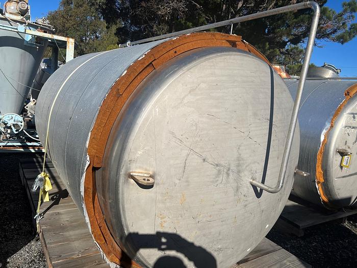 Used Tank, 1,300 Gallon, S/st, Jkt, DT/CB, Insul, A #S743885