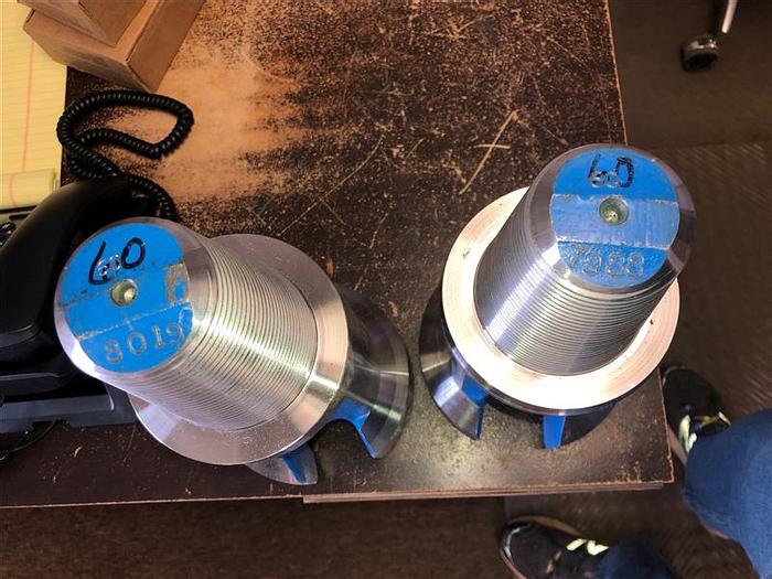 6" Cable Tool Flat Face Button Bit