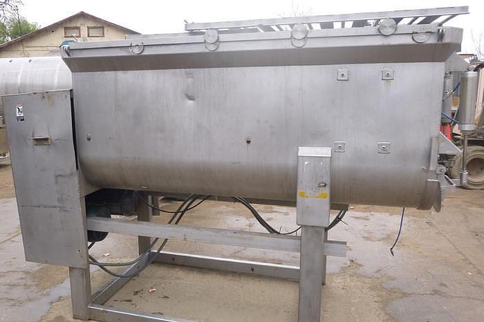 Used 50 CU. FT. AFECO DUAL SHAFT RIBBON BLENDER - S/S