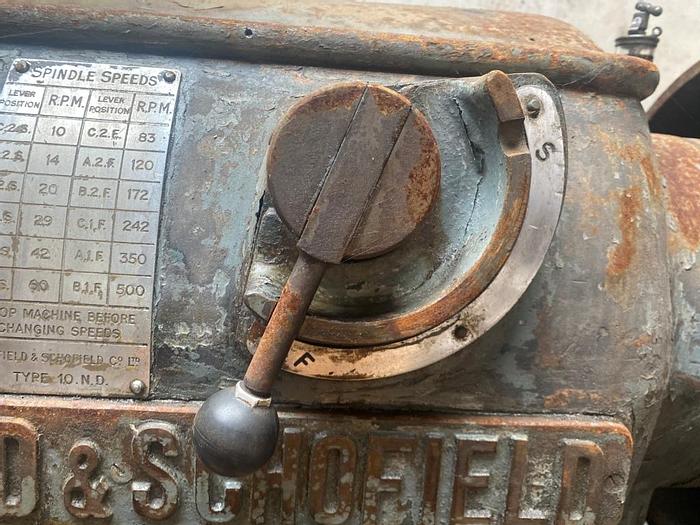 Used Oldfield & Schofield Gap Bed Center Lathe