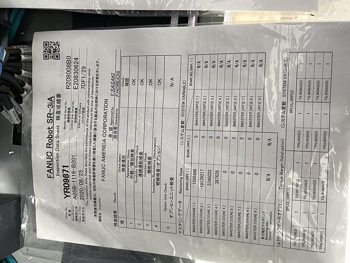 Used FACE MASK NOSE CLIP FANUC ROBOTIC ASSEMBLE AND ATTACHING CELL BY ACE NEW 2020