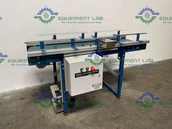 Used MAC Automation Concepts C4467-RWORK-LF0518 63" x 18" Conveyor w/ 1/4HP Motor