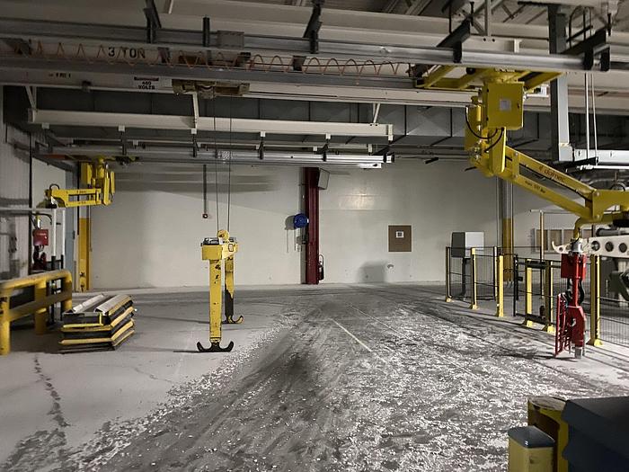 Used DALMEC ROLL MANIPULATORS CEILING MOUNTED SYSTEM (TWO AVAILABLE)