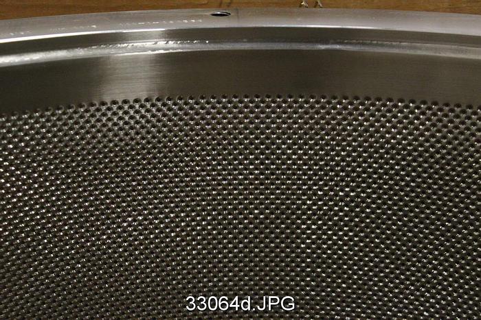 Unused Black Clawson P24 Pressure Screen Basket, .078" Holes #33064