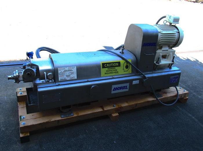 Used Centrifuge, Decanter, Andritz, D4, 316 S/St, 20 HP #C742051