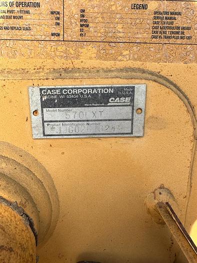 Used 2001 CASE 570LXT BOX BLADE TRACTOR