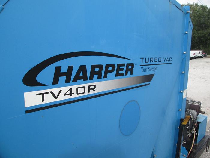 Used 2012 Harper TV40R Turf Sweeper Turbo Vac