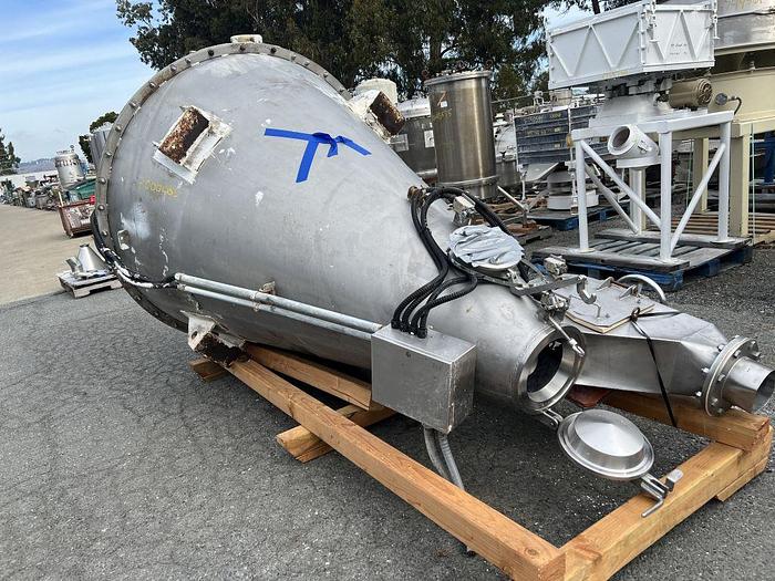 Used Mixer, Nauta, 50 CF, Stainless Steel, 8' Diameter #S744844