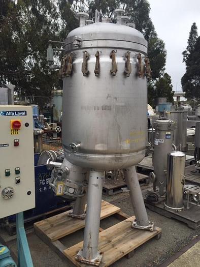 Used Filter, Pressure Leaf, 120 SF, Jkt, 316L S/st, Schenk, VTHL #S740473