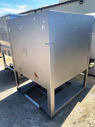 Used Bin, 50 CF, C/st, 48" x 48" x 42", Dry storage Tote, A #S743942