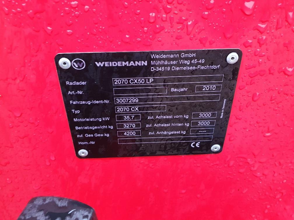 Used Weidemann 2070 CX50LP 4wd Pivot Steer Loader