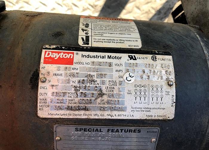 Used Mixer, Tumble, 20", C/st, Hopper, 2 HP #S743788