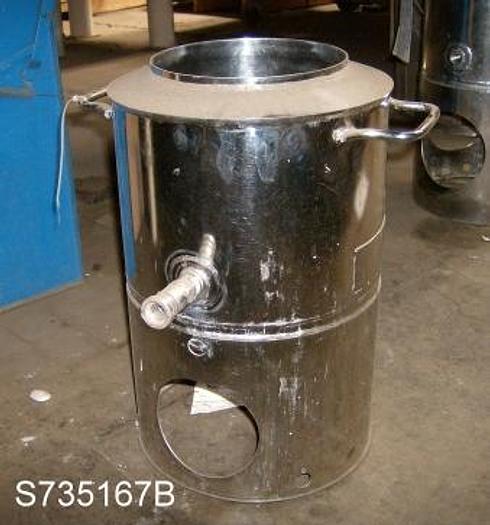 Used Tank, 2 Gallon, 8" x 10", 304 S/st, Jkt, 50 PSI (2) #S735167