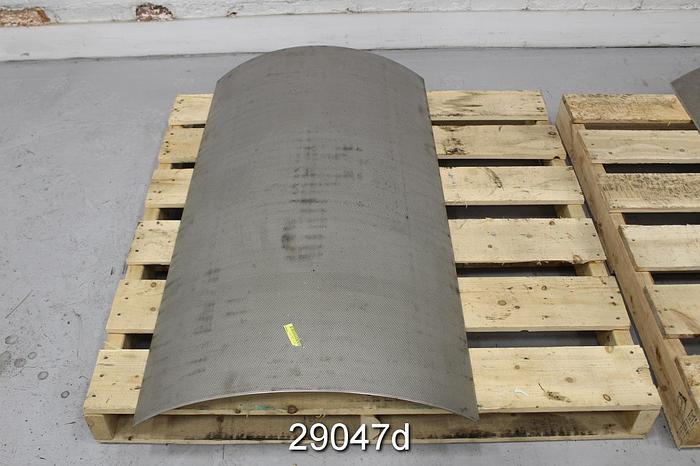 Unused Andritz/Dupps 3620 Dewatering Screw Press Extraction Plates #29047