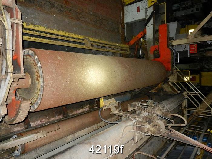 Used Beloit Reel, 185" Drum Face With Spools and Controls #42119