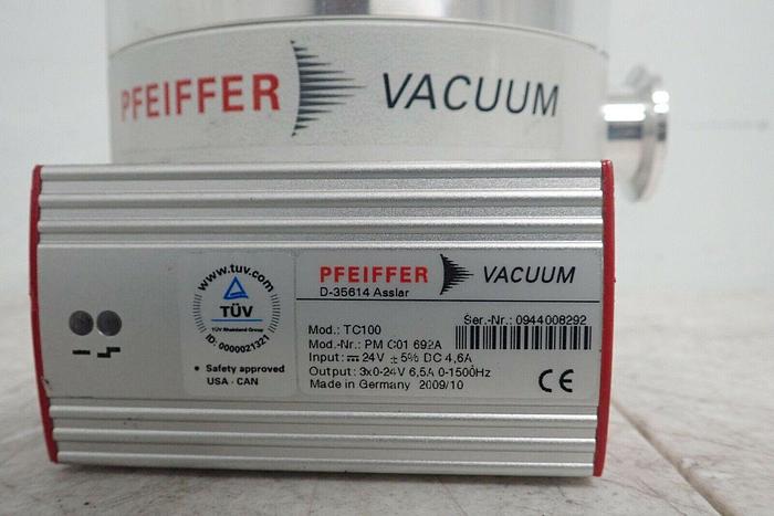 Used Pfeiffer TMH 262 X S DN 100 ISO-K, 3P Vacuum Turbo Pump with TC100 Controller