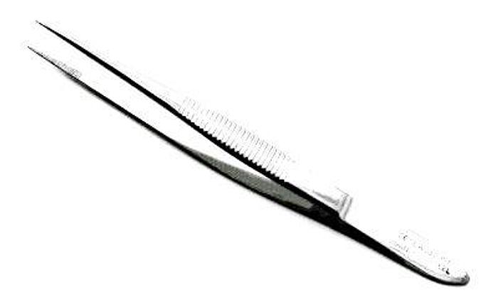 Used Forceps Tissue Dissecting Splinter 115mm (4-1/2in)