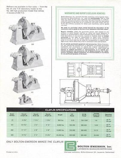 Used BLACK CLAWSON SIZE 4A #17988