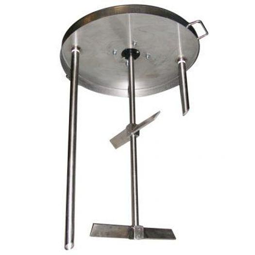 AGITATORE PNEUMATICO PER FUSTI DA 200 LITRI COPERCHIO IN ACCIAIO INOX